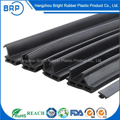Черно EPDM екструдирано уплътнение